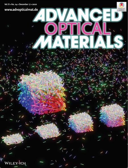 Inside back cover of 17 Dec. 2020 of Advanced Optical Materials